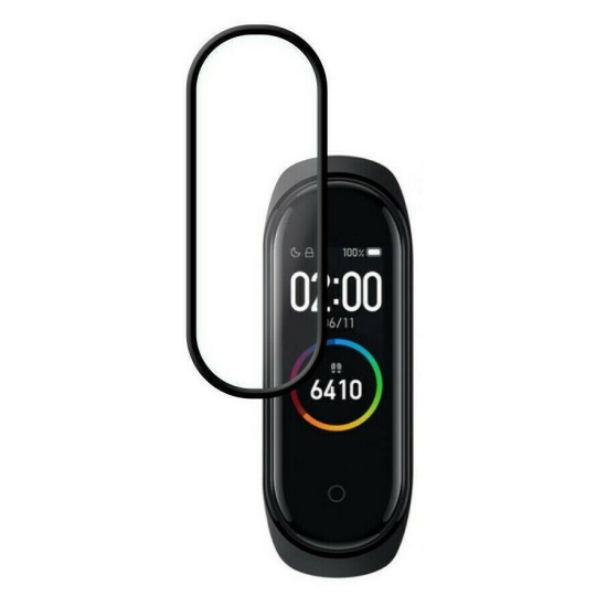 Full Curved Tempered Glass Xiaomi Mi Band 7 - Black