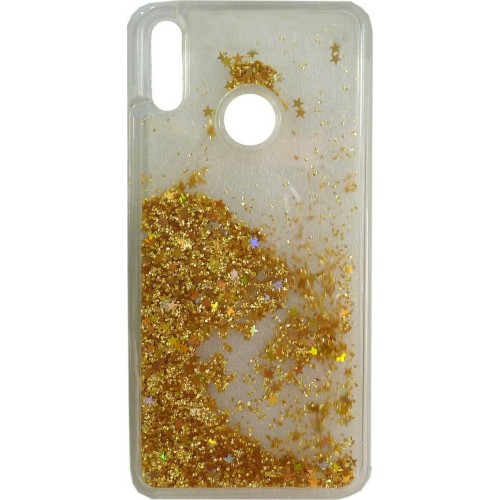 Oem Θήκη TPU Με Υγρό Glitter Για Xiaomi Mi Max 3 Χρυσό