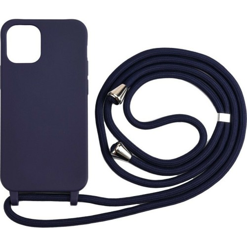 Silicone Cord Case Θήκη Σιλικόνης με Λουράκι - Σκούρο Μπλε (iPhone 11) Silicone Cord Case Θήκη Σιλικόνης με Λουράκι - Σκούρο Μπλε (iPhone 11)