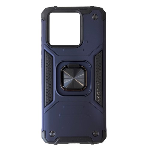 Xiaomi Redmi 10C Hybrid Shockproof Armor Case Ring Car Mount Holder Blue (oem)