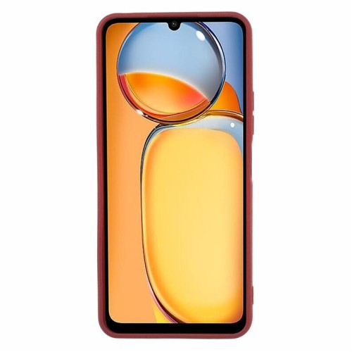Back Cover  Soft Touch 2mm Σιλικόνης Μπορντό (Redmi 13C, Poco C65)