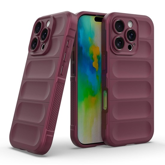Θήκη Mad Mask Rugged Armor από σκληρό Premium TPU Μπορντό (Redmi 13C/ Poco C65)
