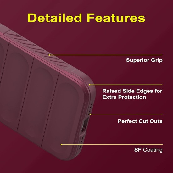 Θήκη Mad Mask Rugged Armor από σκληρό Premium TPU Σάπιο Μήλο (Realme Note 50/ Realme C53/ C51)