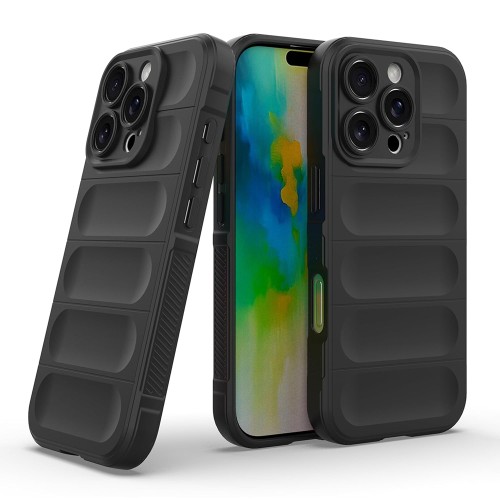 Θήκη Mad Mask Rugged Armor από σκληρό Premium TPU Μαύρο (Realme C67 4G)