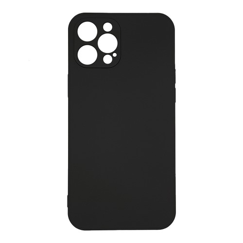 Soft Back Liquid Back Cover Σιλικόνης Μαύρο (iPhone 14 Pro Max)