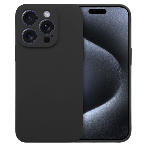 Soft Back Liquid Back Cover Σιλικόνης Μαύρο (iPhone 14 Pro Max)