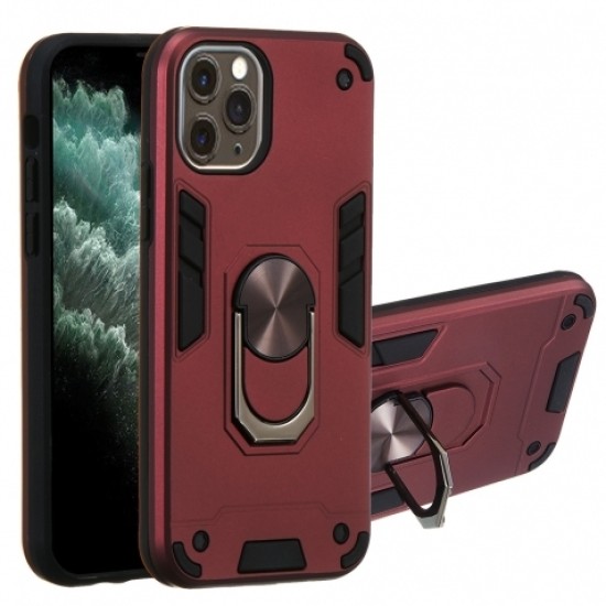  Θήκη Ring Armor Case με Δυνατότητα Stand Μαύρη (XIAOMI REDMI NOTE 13 Pro 5G)