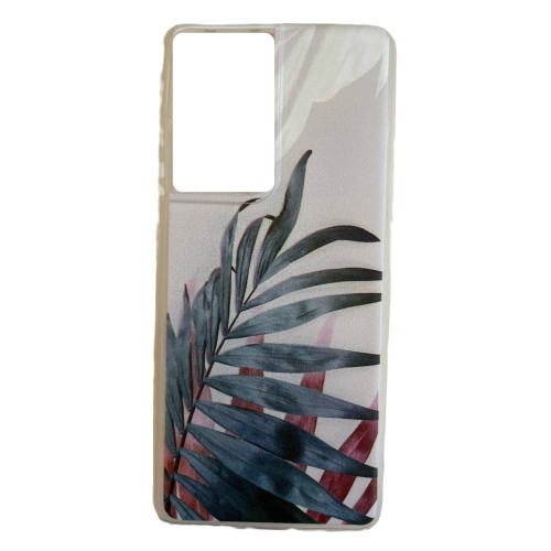 OEM Back Cover Σιλικόνης Για Galaxy S21 Ultra Με Σχέδιο - Διάφανο OEM Back Cover Σιλικόνης Για Galaxy S21 Ultra Με Σχέδιο - Διάφανο