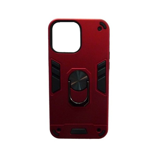 Hybrid Shockproof Armor Back Cover Πλαστικό Κόκκινο (iPhone 14 Pro Max)