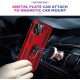 Θήκη Hybrid Shockproof Armor Case Stand Metal Ring για Galaxy A23 4G / A23 5G - Μαύρο