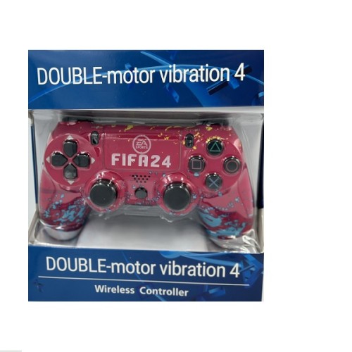 Doubleshock FIFA Ασύρματο Gamepad για PS4 Ροζ