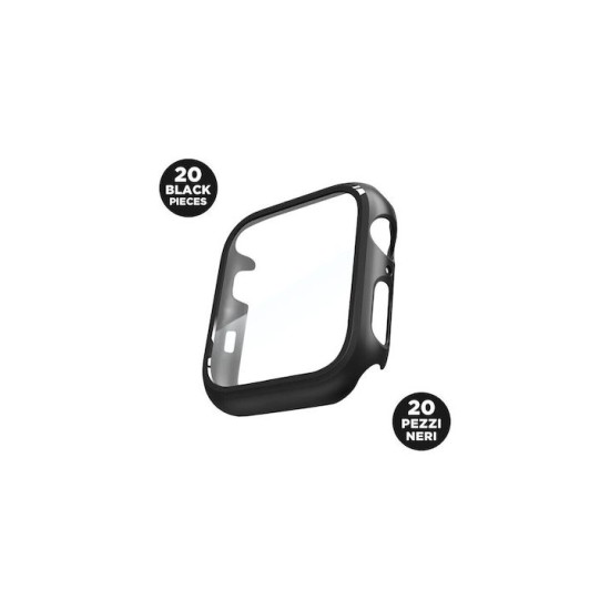 ObaStyle Hard Frame Bumper Πλαστική Θήκη με Τζαμάκι σε Μαύρο χρώμα για Apple Watch 45mm ObaStyle Hard Frame Bumper Πλαστική Θήκη με Τζαμάκι σε Μαύρο χρώμα για Apple Watch 45mm