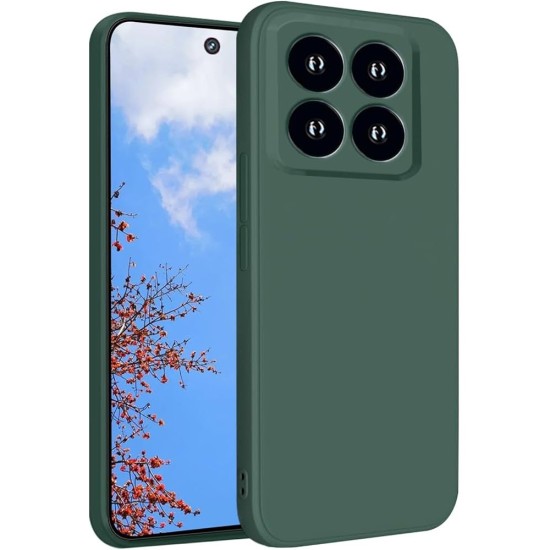  Back Cover Σιλικόνης Matte Πράσινο Xiaomi 14T