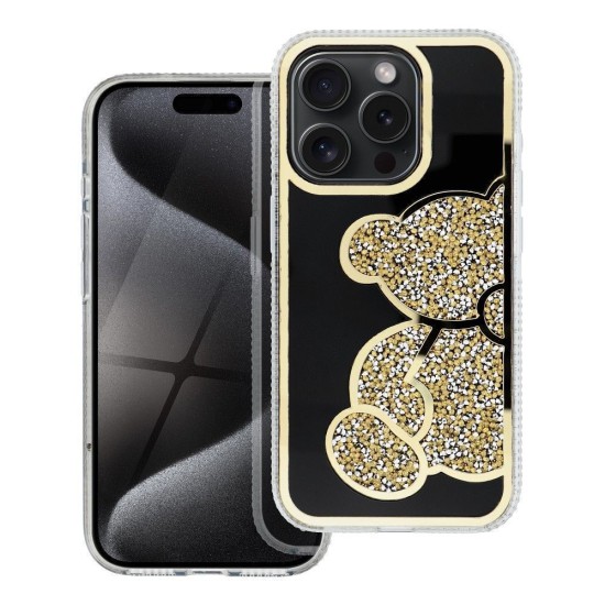 Teddy Bear Back Cover Πλαστικό / Σιλικόνης Χρυσό (iPhone 16 Plus)