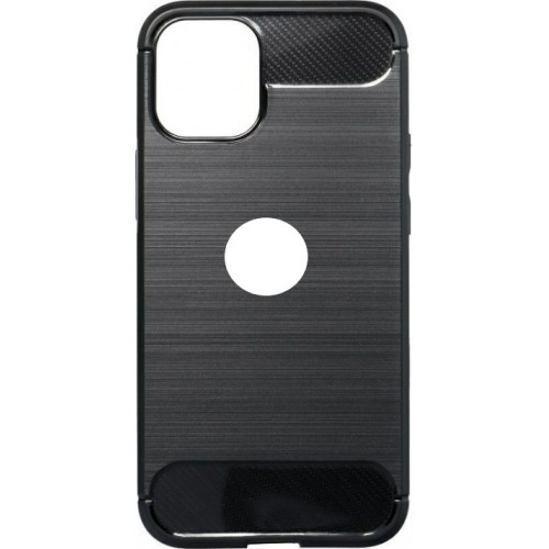Carbon Back Cover Σιλικόνης Μαύρο (iPhone 12 / 12 Pro) Carbon Back Cover Σιλικόνης Μαύρο (iPhone 12 / 12 Pro)