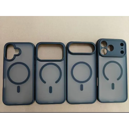 Θήκη iPhone 17 Air Matte Magnetic Series συμβατό με MagSafe φορτιστή, Πλάτη αντικραδασμική από Premium TPU Μπλε Θήκη iPhone 17 Air Matte Magnetic Series συμβατό με MagSafe φορτιστή, Πλάτη αντικραδασμική από Premium TPU Μπλε