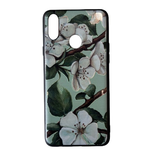 Flowers Back Cover Σιλικόνης Πράσινο (Galaxy A20s) Flowers Back Cover Σιλικόνης Πράσινο (Galaxy A20s)