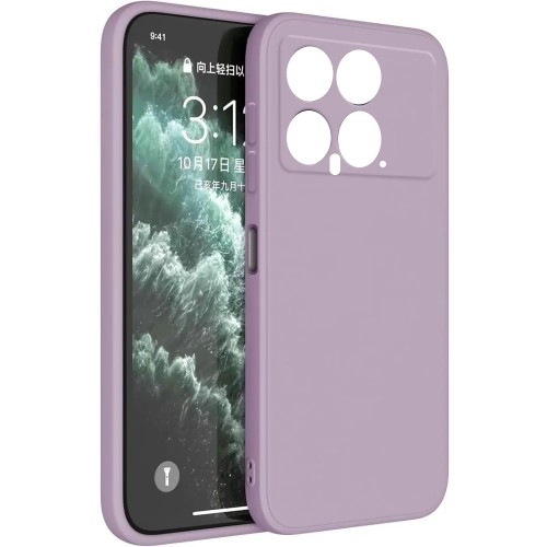 Back Cover Σιλικόνης Λιλά (Xiaomi Mi 14)