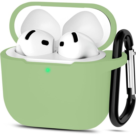 AirPods 4 Case Cover, Protective Silicone Skin for Apple AirPods 4th Generation Case (2024) - Λαχανί AirPods 4 Case Cover, Protective Silicone Skin for Apple AirPods 4th Generation Case (2024) - Λαχανί