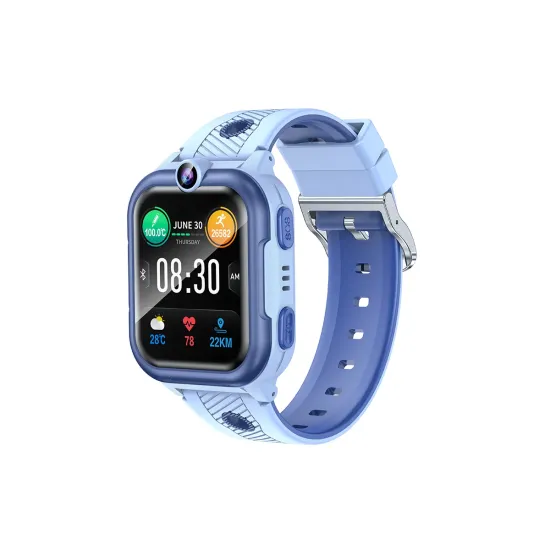 Awei Παιδικό Smartwatch με GPS, Κάμερα και Καουτσούκ/Πλαστικό Λουράκι Μπλε H30Blue