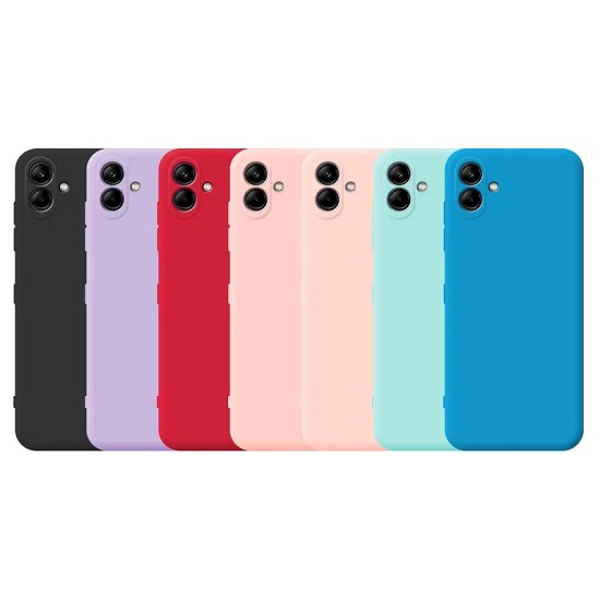Back Cover Σιλικόνης Μαύρο (Samsung Galaxy A04e, M04, F04)