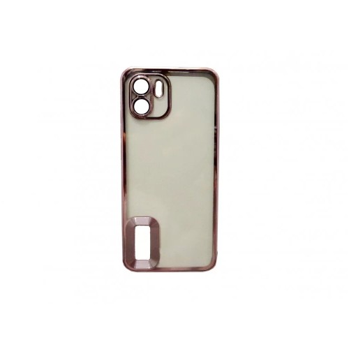 Oem Θήκη Back Cover Electro Για Xiaomi Redmi A1 2022 / Redmi A2 Ροζ - Χρυσό
