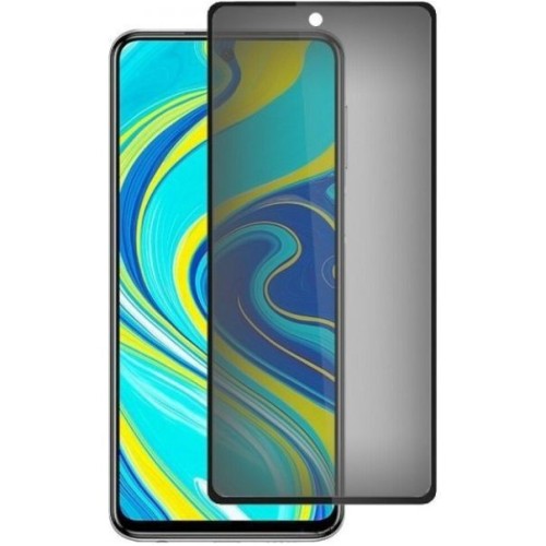 FULL COVER TEMPERED GLASS FOR XIAOMI REDMI NOTE 9/ Note 9T - BLACK FULL COVER TEMPERED GLASS FOR XIAOMI REDMI NOTE 9/ Note 9T - BLACK
