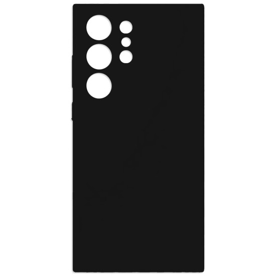 Soft Touch 2mm Back Cover Σιλικόνης Μαύρο (Galaxy S25 Ultra)