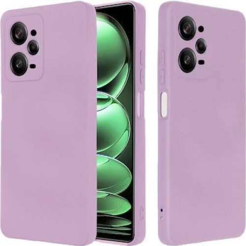 Xiaomi Redmi Note 12 Pro 5G Silky and Soft Touch Finish TPU 2mm Silicone Back Cover Case Lilac (oem)