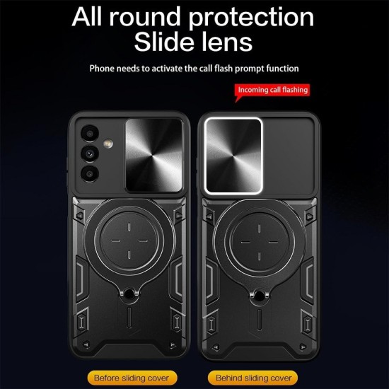 XIAOMI REDMI NOTE 13 PRO 5G / POCO X6 5G HYBRID SHOCKPROOF ARMOR CASE WITH STAND METAL CIRCLE RING AND SLIDER CAMERA LENS PROTECTION ΚΟΚΚΙΝΟ (OEM) XIAOMI REDMI NOTE 13 PRO 5G / POCO X6 5G HYBRID SHOCKPROOF ARMOR CASE WITH STAND METAL CIRCLE RING AND SLIDER CAMERA LENS PROTECTION ΚΟΚΚΙΝΟ (OEM)