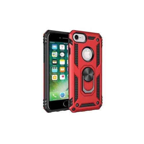 Θήκη Anti Fall for iPhone 7/8/SE(2020) back cover magnetic holder ring - Κόκκινο Θήκη πλάτης Σιλικόνη & Σκληρό πλαστικό