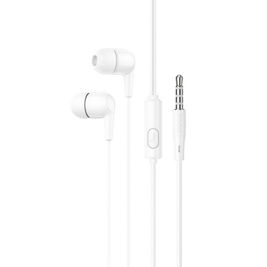 Hoco M97 In-ear Handsfree με Βύσμα 3.5mm Λευκό