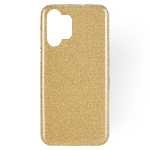 Θήκη Σιλικόνης Back Cover Liquid Glitter Χρυσό (SAMSUNG A23)