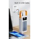 Solar Power Bank 100000mAh Ενσωματωμένο καλώδιο Φορητός εξωτερικός φορτιστής Solar Power Bank 100000mAh Ενσωματωμένο καλώδιο Φορητός εξωτερικός φορτιστής