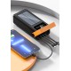 Solar Power Bank 100000mAh Ενσωματωμένο καλώδιο Φορητός εξωτερικός φορτιστής Solar Power Bank 100000mAh Ενσωματωμένο καλώδιο Φορητός εξωτερικός φορτιστής