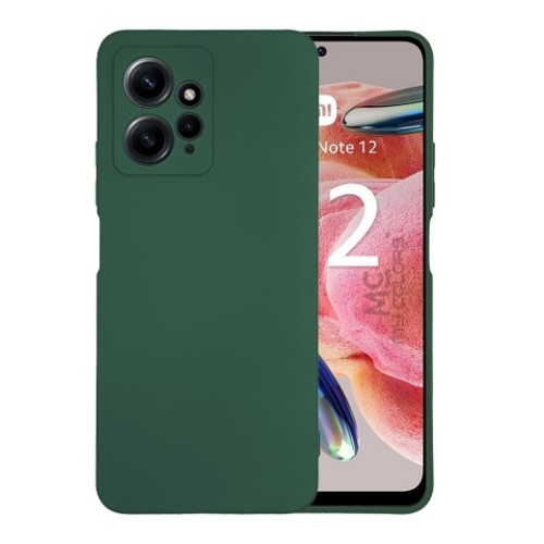 Silky Soft Touch Finish Back Cover Σιλικόνης Πράσινο (Xiaomi Redmi 12) Silky Soft Touch Finish Back Cover Σιλικόνης Πράσινο (Xiaomi Redmi 12)