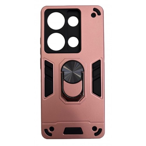 Hybrid Shockproof Armor Ring Car Mount Holder Ροζ Χρυσό (Redmi Note 13 Pro 4G) Hybrid Shockproof Armor Ring Car Mount Holder Ροζ Χρυσό (Redmi Note 13 Pro 4G)