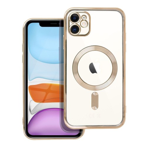 Electro Mag Back Cover Σιλικόνης Χρυσό (iPhone 11)
