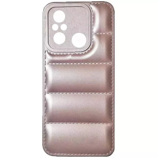OEM Θήκη Πλάτης Σιλικόνης Puffer Jacket για Xiaomi Redmi 12C Χρώμα: Ρόζ Χρυσό OEM Θήκη Πλάτης Σιλικόνης Puffer Jacket για Xiaomi Redmi 12C Χρώμα: Ρόζ Χρυσό