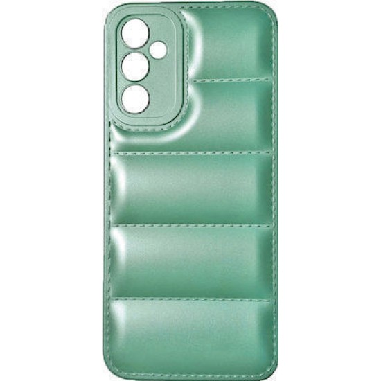 OEM ΘΗΚΗ ΠΛΑΤΗΣ ΣΙΛΙΚΟΝΗΣ PUFFER JACKET ΓΙΑ GALAXY A24 ΧΡΩΜΑ: ΠΡΑΣΙΝΟ