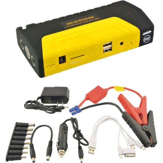 Φορητός Εκκινητής Μπαταρίας Αυτοκινήτου 12V με Φακό TM15 