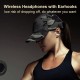 YYK-Q80 Headphones with Earhooks Built-in 350mAh Battery Clip-on Earphone BT5.3 Headset with Stereo