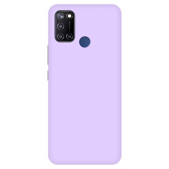  Oem Back Cover Silicone Soft Για REALME 7I/ C17 Λιλά