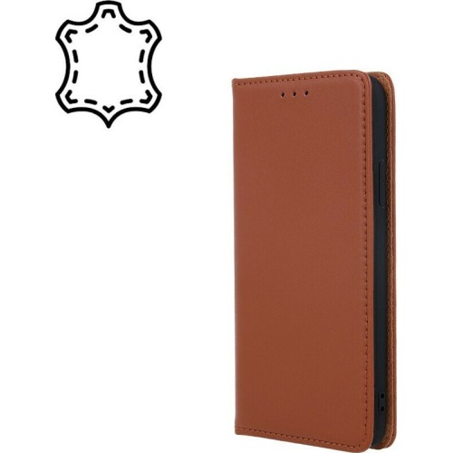 Genuine Leather case Smart Pro for Xiaomi Redmi Note 10 5G/ Poco M3 Pro/ Poco M3 Pro 5G brown GSM096175