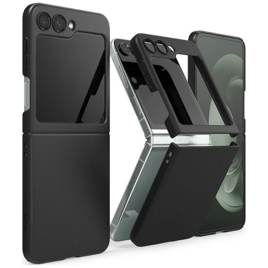 Back Cover για Samsung Galaxy Z Flip 5 Σιλικόνη Μαύρο