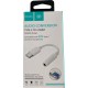 QIHANG M30 Μετατροπέας USB-C male σε 3.5mm female Λευκό QIHANG M30 Μετατροπέας USB-C male σε 3.5mm female Λευκό