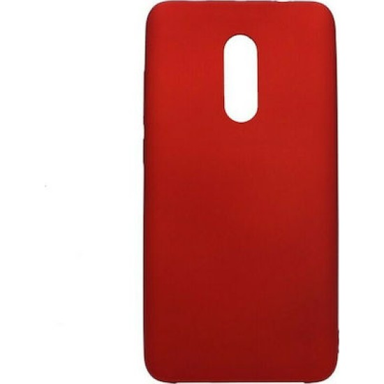 Θήκη σιλικόνης TPU Gel Ultra Thin mat για Xiaomi Redmi Note 4/Note 4X - κόκκινο