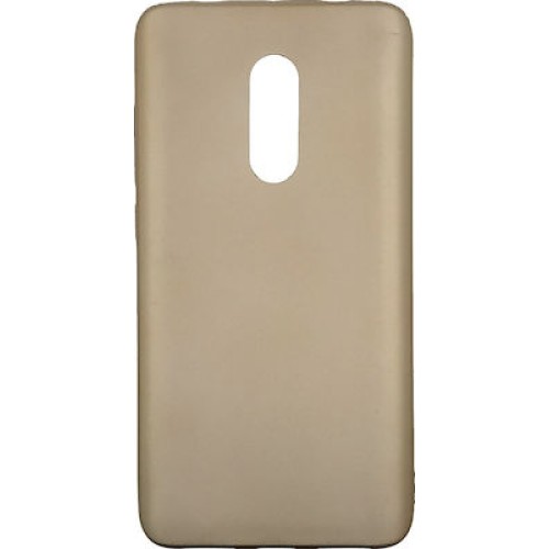 Θήκη σιλικόνης TPU Gel Ultra Thin mat για Xiaomi Redmi Note 4/Note 4X - Gold