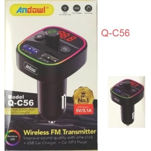 FM Transmitter Αυτοκινήτου Q-C56 με Bluetooth