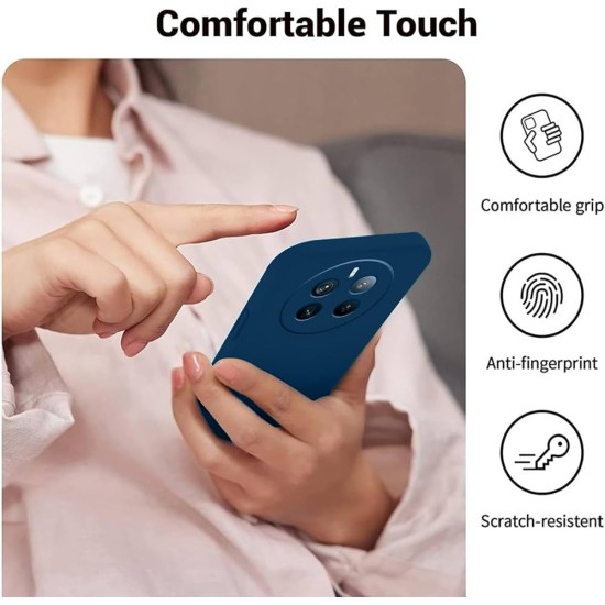 Back Cover Σιλικόνης Matte Μπλε Realme 14 Pro +5G Back Cover Σιλικόνης Matte Μπλε Realme 14 Pro +5G